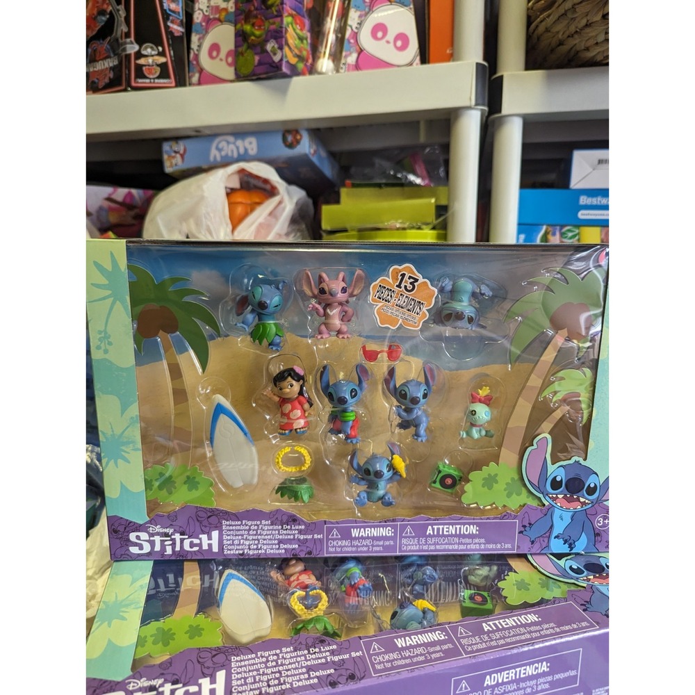 Disney Stitch Deluxe‎ Figure Set 13 Pieces Disney Set